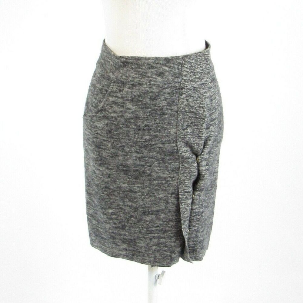 Sparrow gray stretch wrap skirt XS